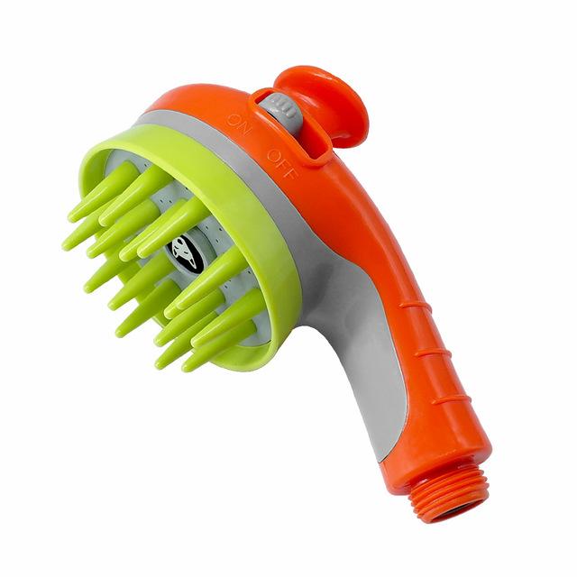 Pet Shower Head Bath Brush for Dogs and Cats