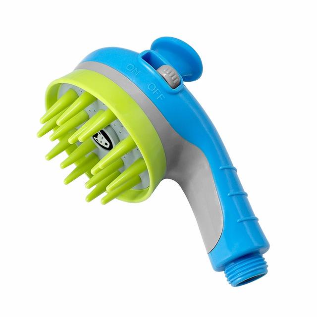 Pet Shower Head Bath Brush for Dogs and Cats